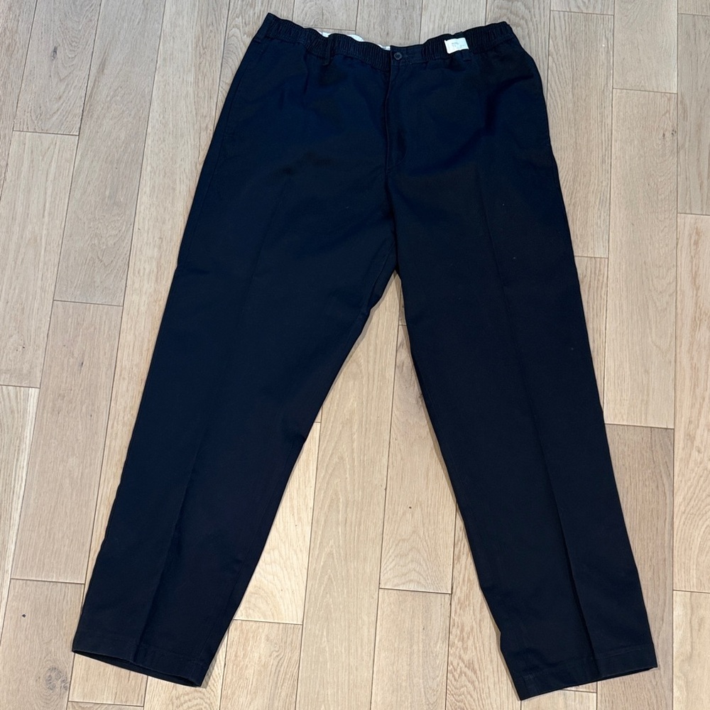 Lands' End Men's Classic Black Chinos